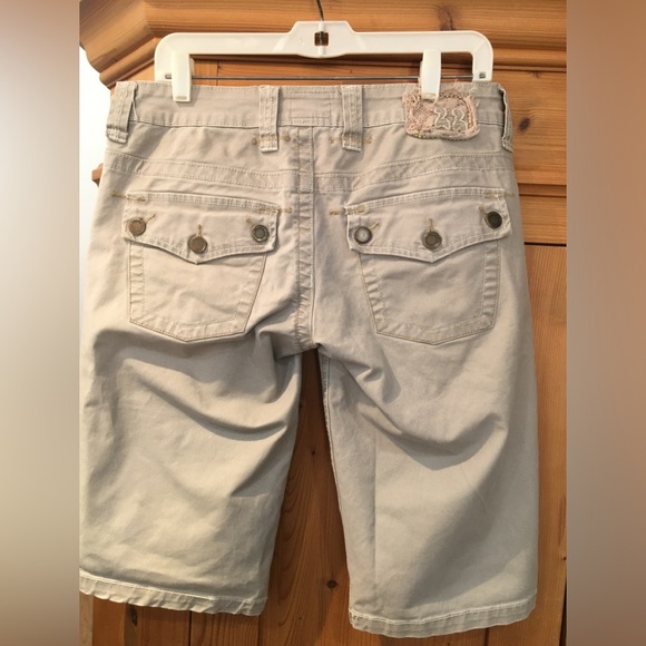 Authentic Twill Twenty Two 22 Bermuda long sand shorts 29 - Picture 2 of 9